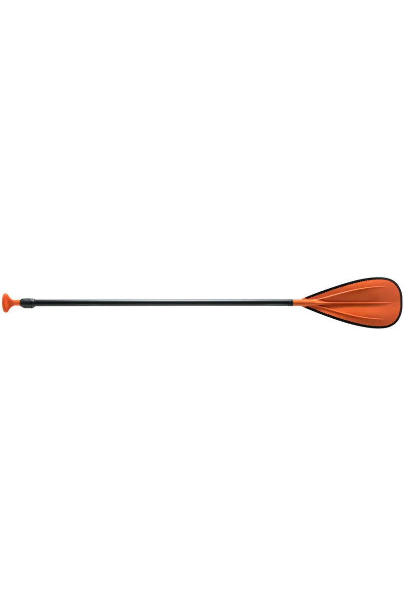 2 Pce Adjustable Floating Paddle - Black Aluminium Shaft + Orange Plastic Blade - Image 2