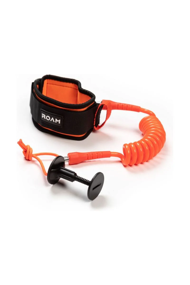 4' Roam Bodyboard Leash - 7MM - Orange - Small