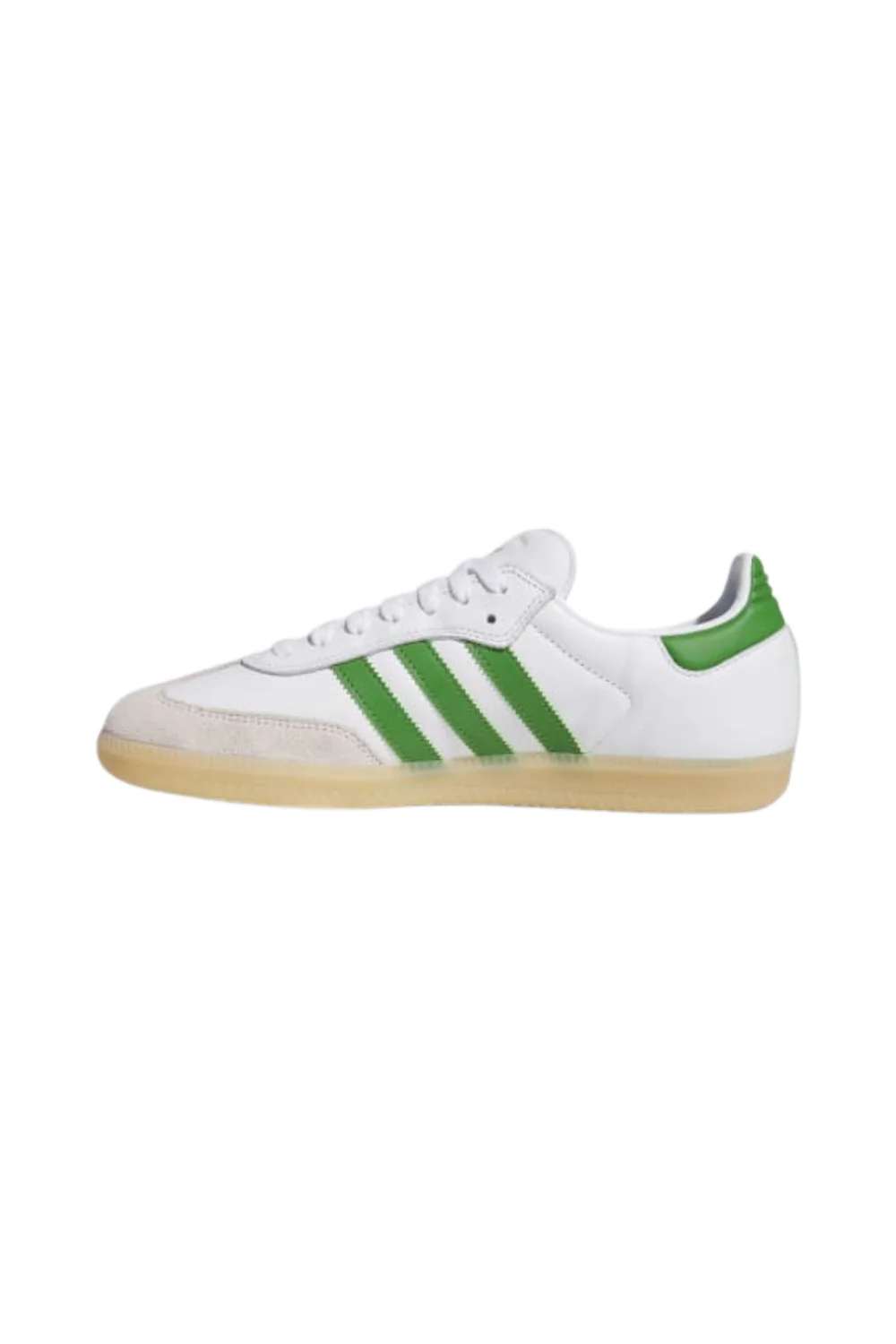 Adidas Samba Adv Shoes Cloud White / Crew Green /Gum - Image 4