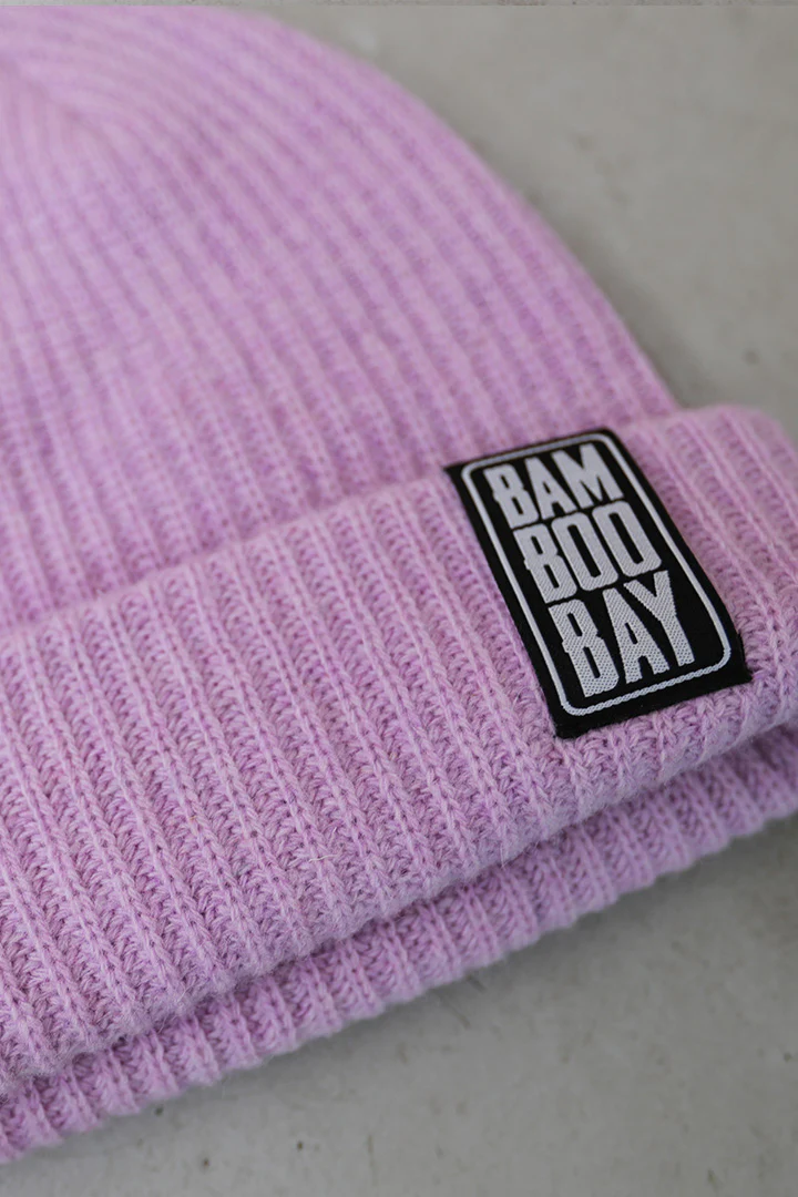 BamBooBay Baa Baa Beanie Lilac - Image 2