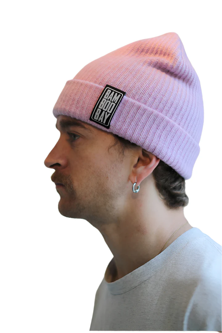 BamBooBay Baa Baa Beanie Lilac - Image 3