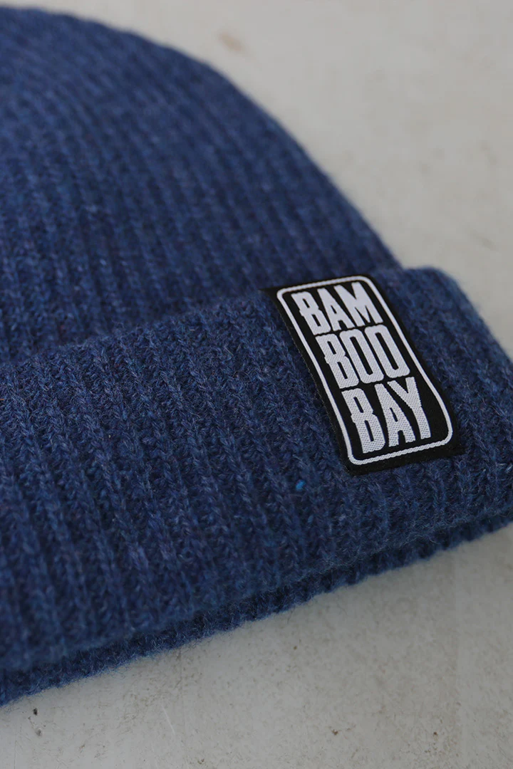 BamBooBay Baa Baa Beanie Navy - Image 2