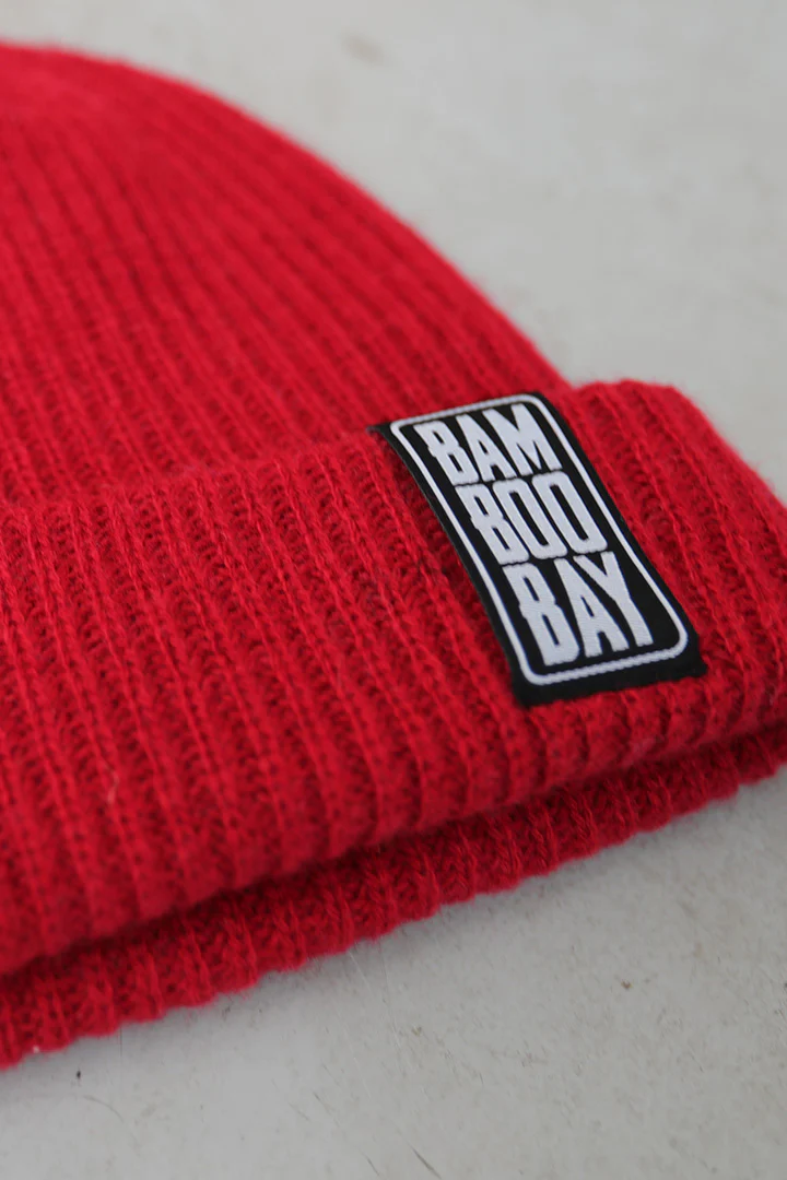 BamBooBay Baa Baa Beanie Red - Image 2