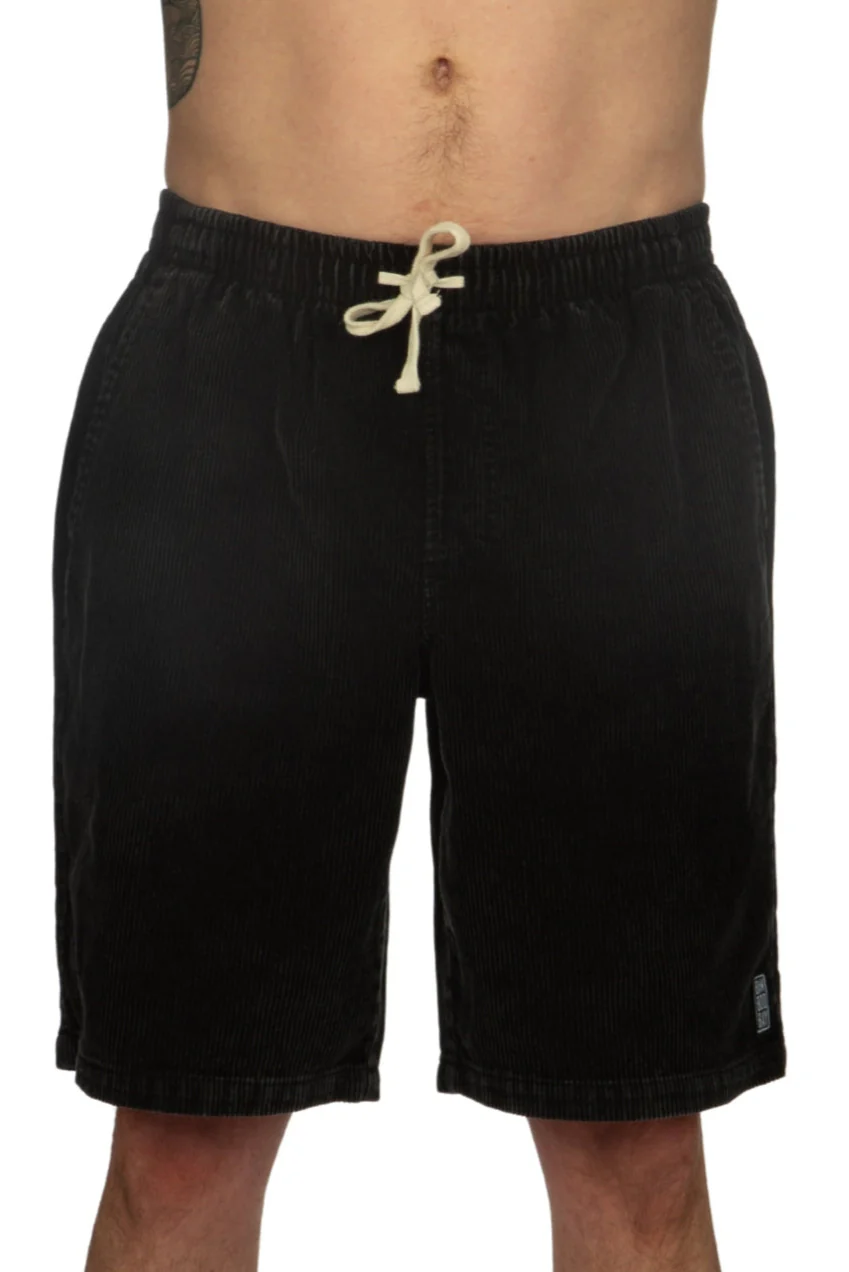 BamBooBay Big Chill Cord Shorts Washed Black