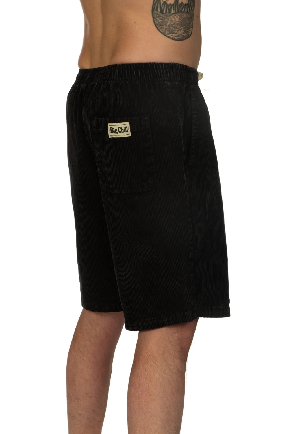 BamBooBay Big Chill Cord Shorts Washed Black - Image 2