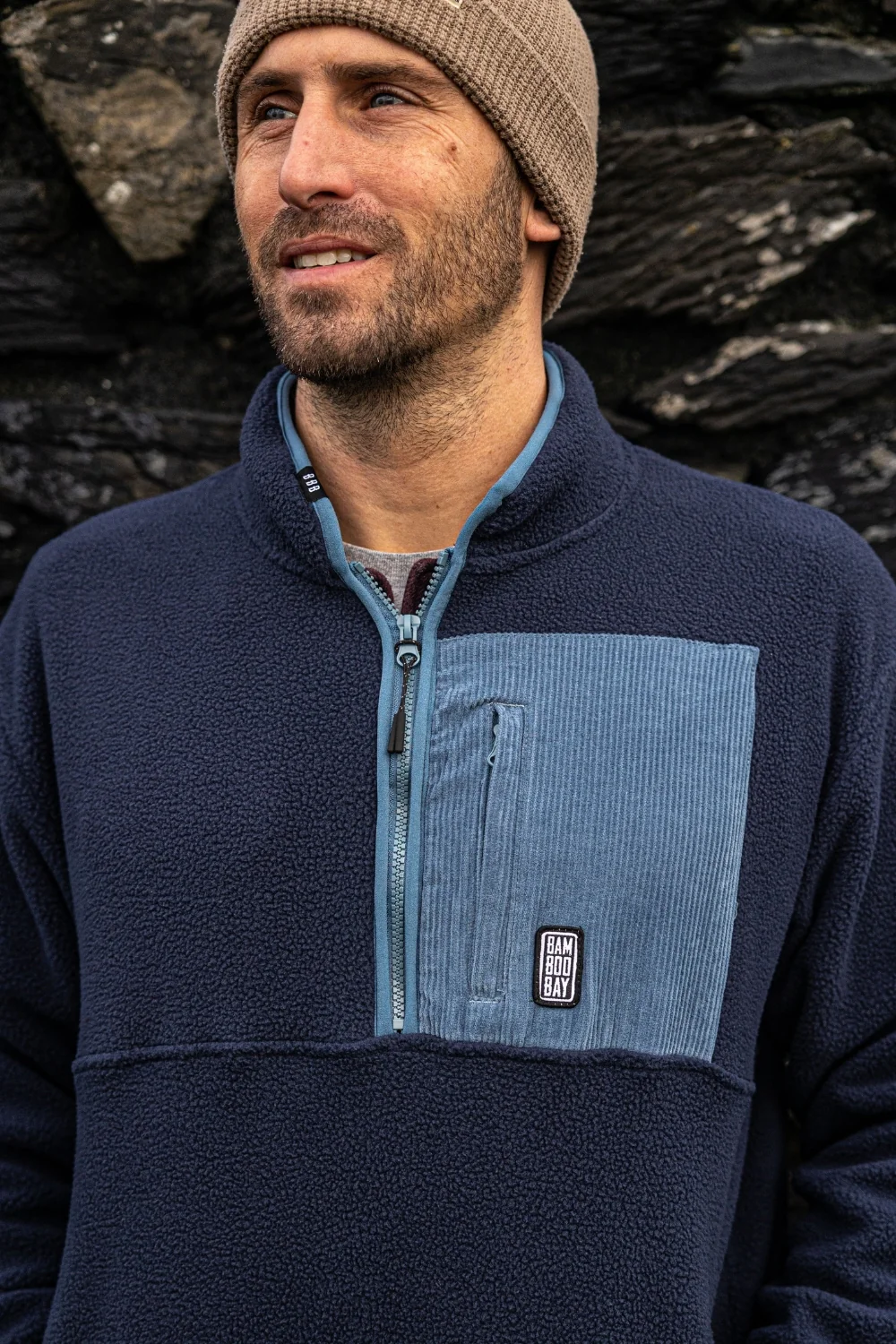 BamBooBay Boulder Fleece Navy - Image 4