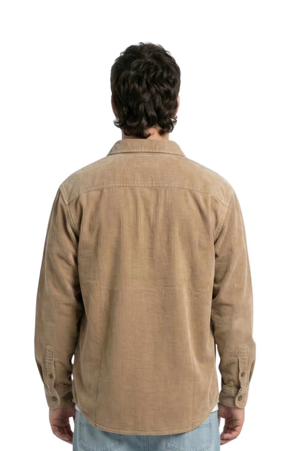 BamBooBay Chill Cord Long Sleeve Shirt Mushroom - Image 2