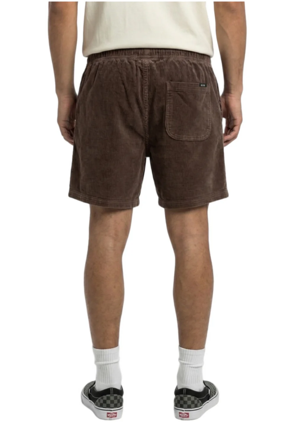 BamBooBay Chill Cord Shorts Chocolate - Image 2