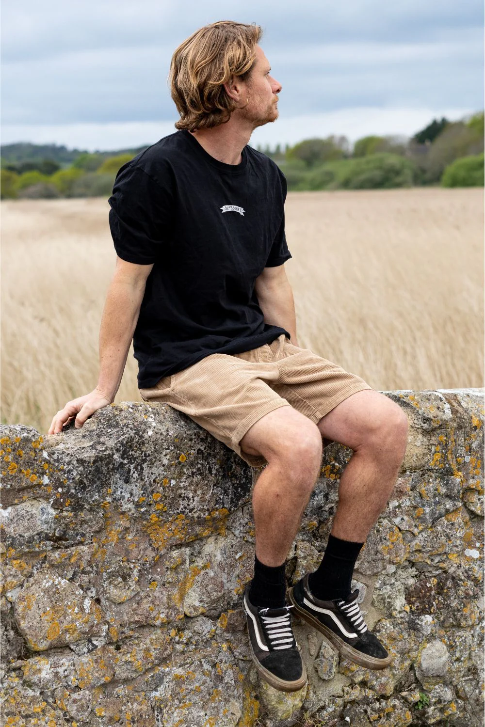 BamBooBay Chill Cord Shorts Mushroom - Image 2