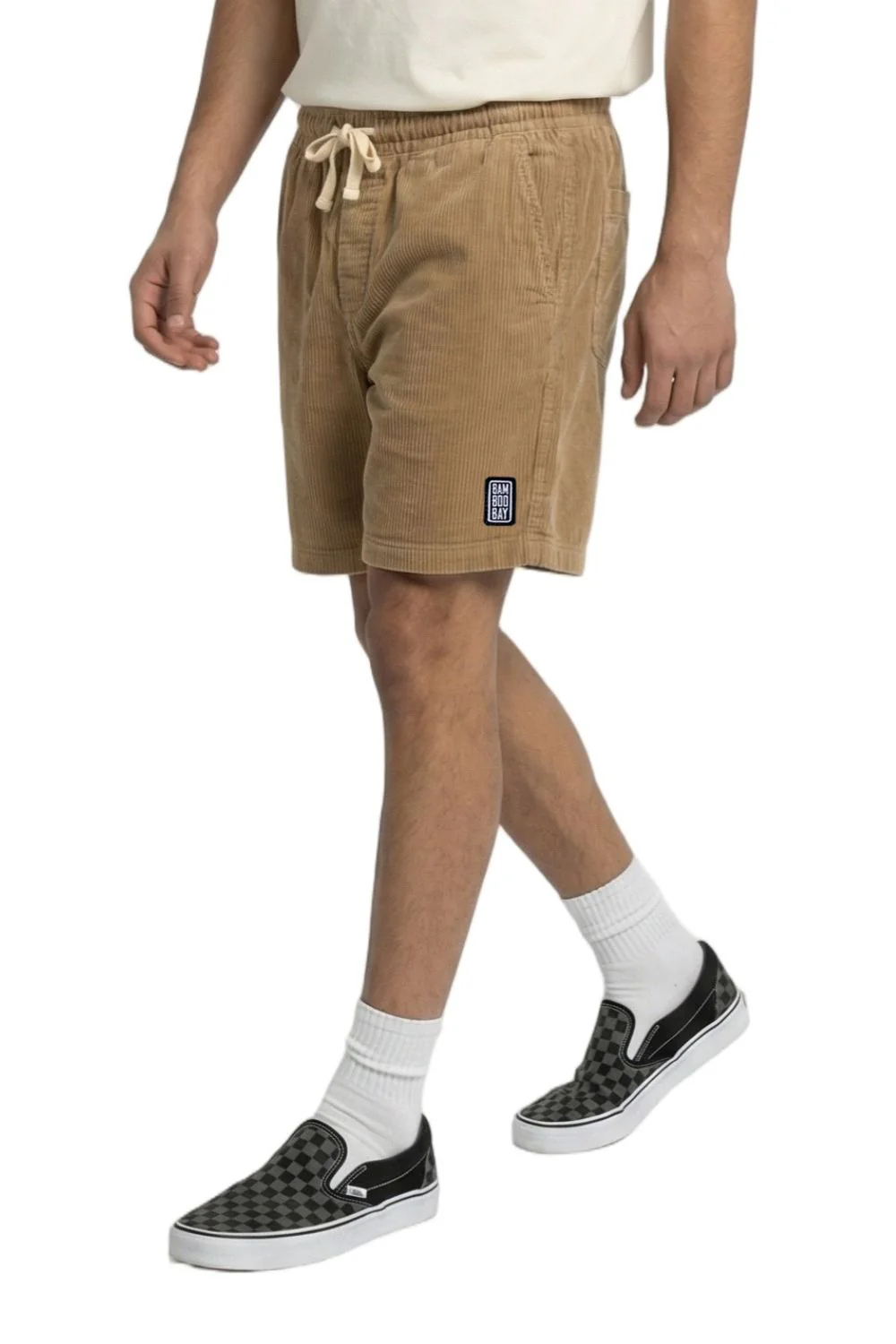 BamBooBay Chill Cord Shorts Mushroom - Image 5