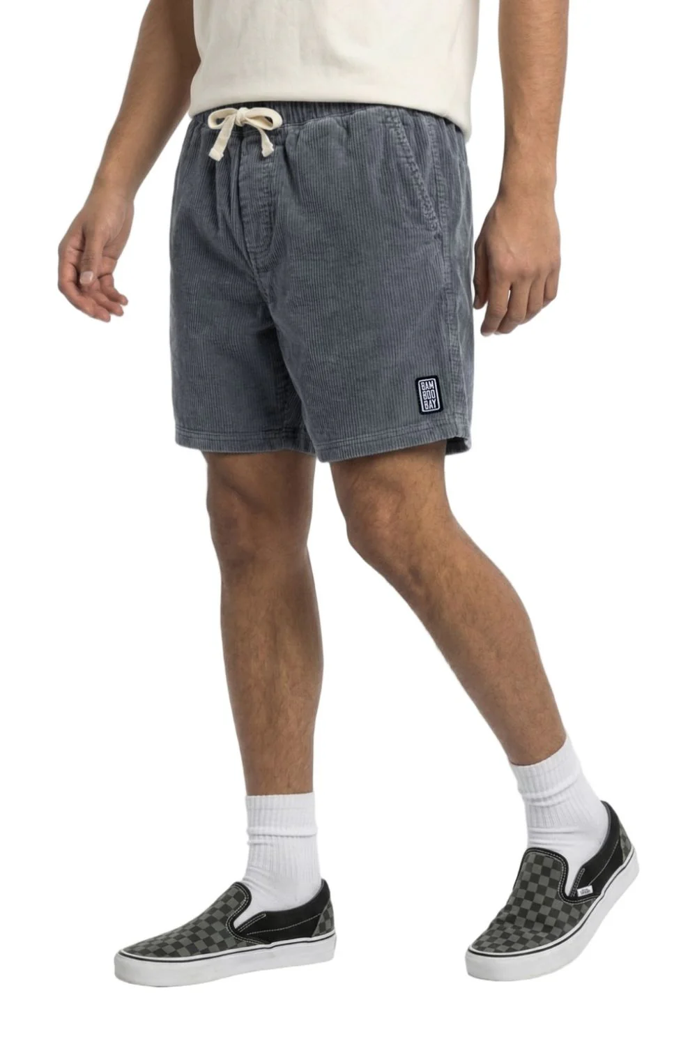 BamBooBay Chill Cord Shorts Navy - Image 3