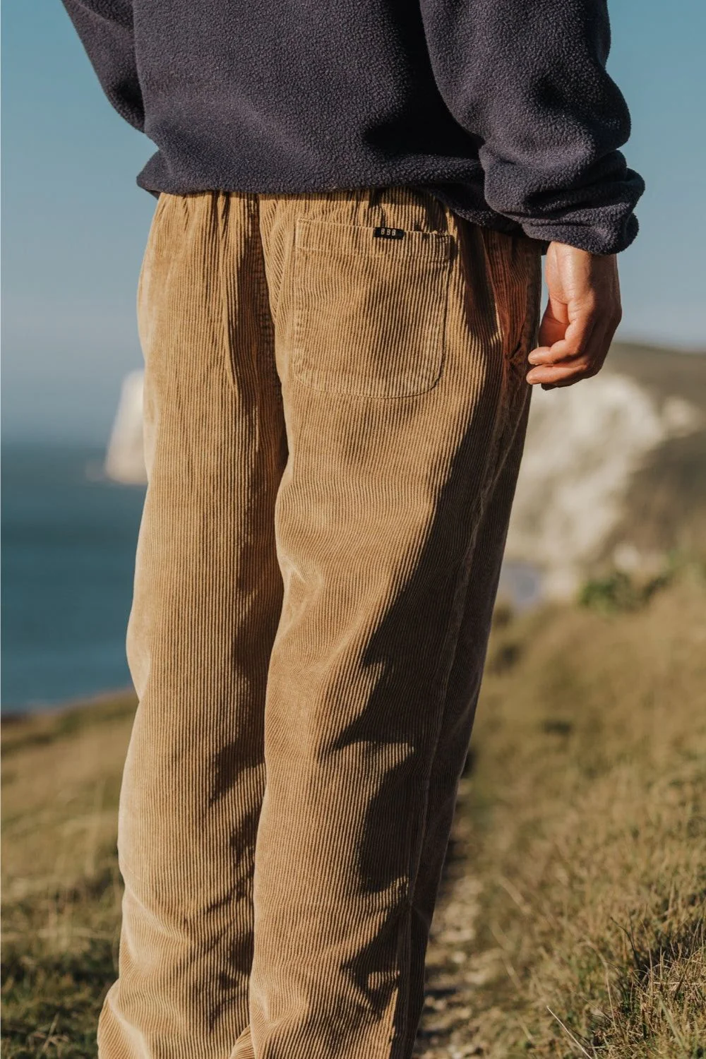 BamBooBay Chill Cord Trousers Mushroom - Image 4