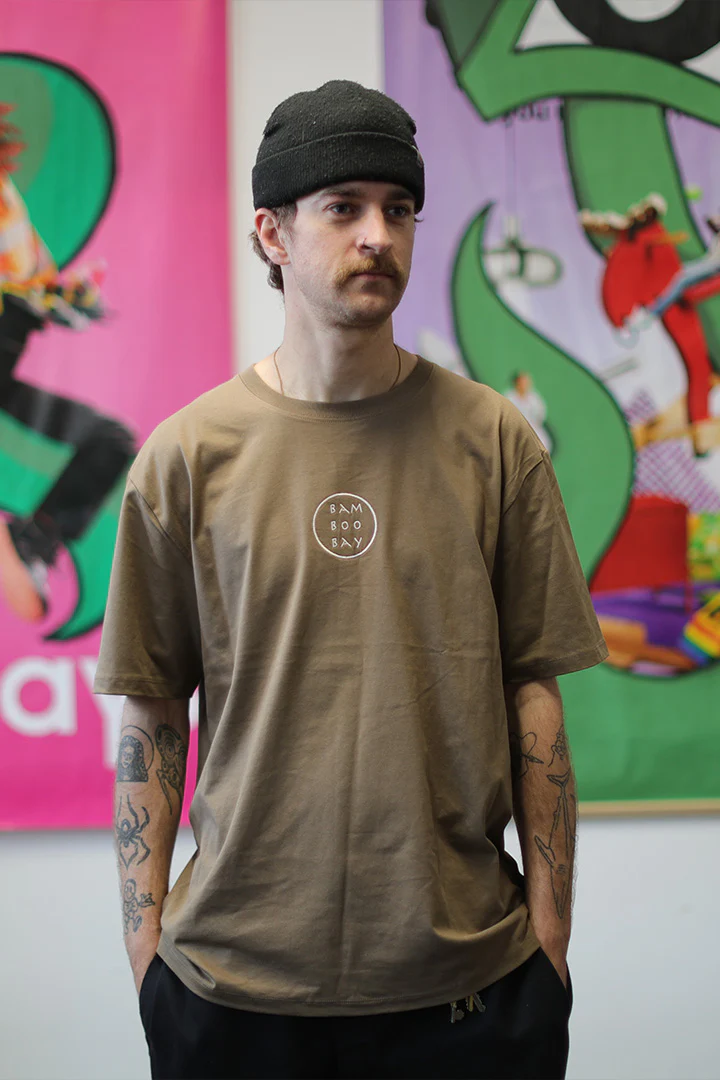 BamBooBay Circular T-Shirt Faded Brown - Image 2