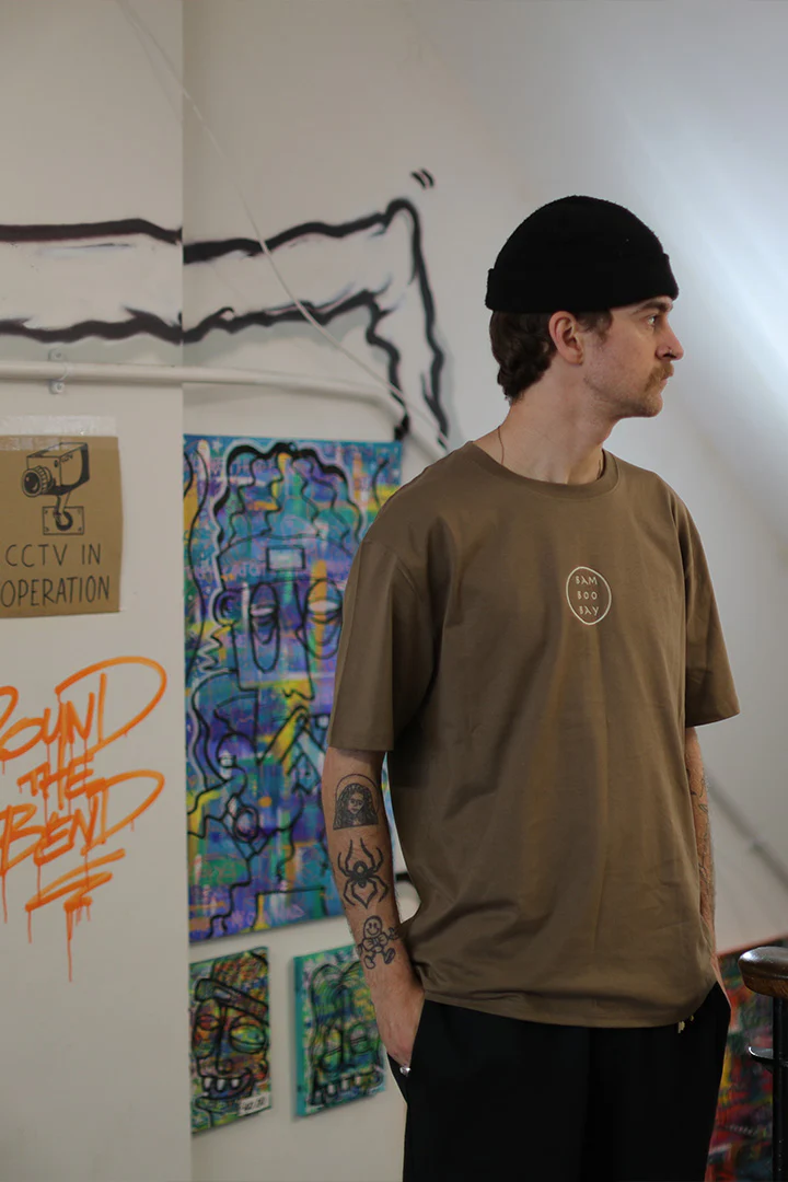BamBooBay Circular T-Shirt Faded Brown - Image 3