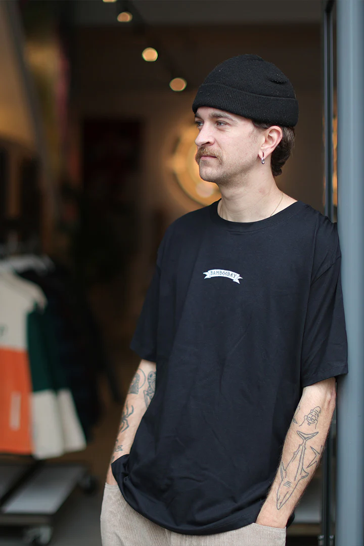 BamBooBay Hold Fast T-Shirt Faded Black - Image 3