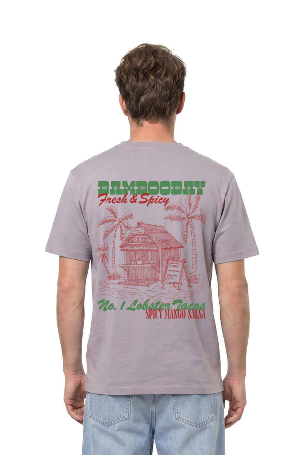 BamBooBay Taco Shack Mens T-Shirt Purple Haze