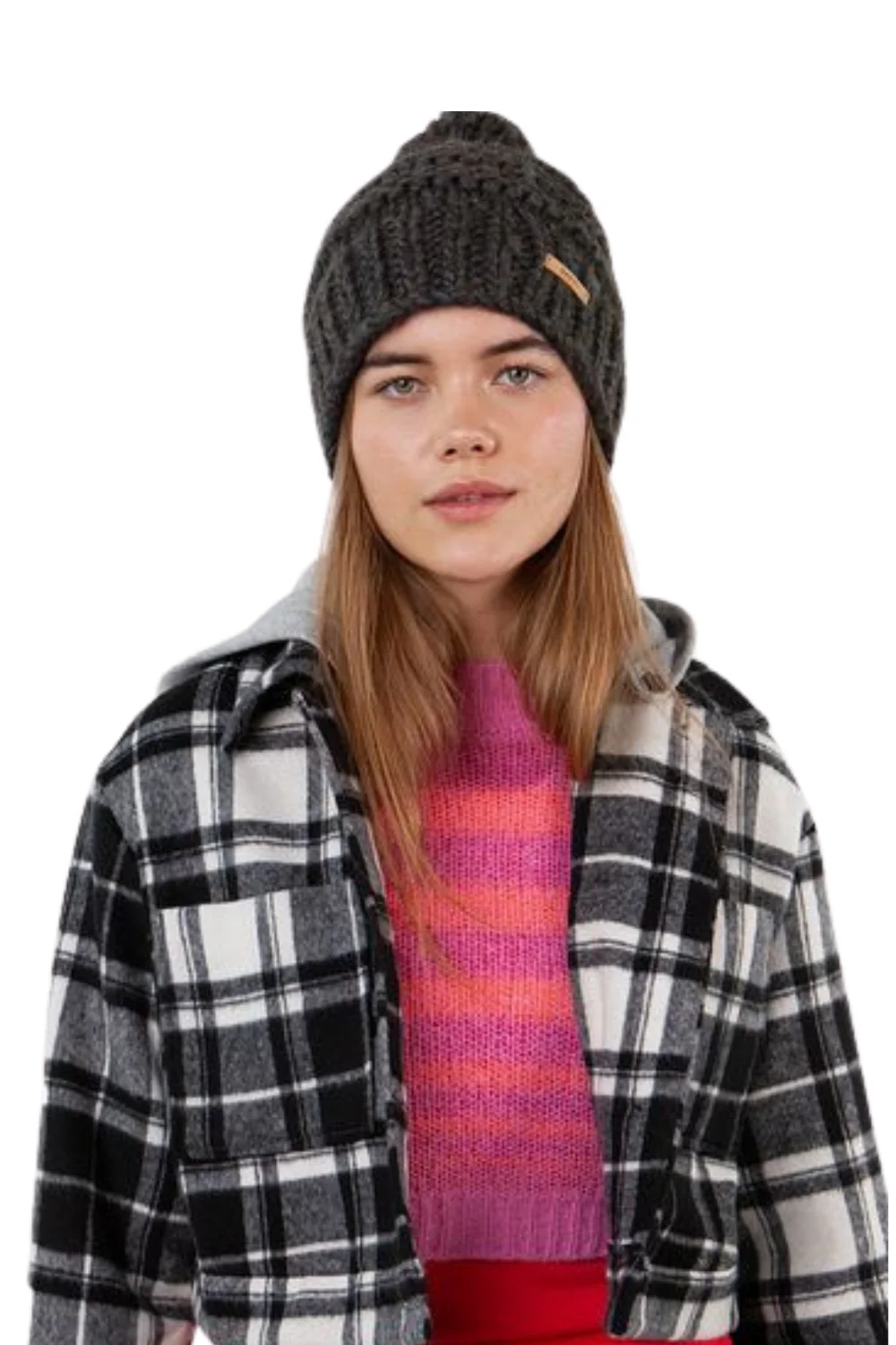 Barts Jasmin Beanie Dark Heather - Image 2