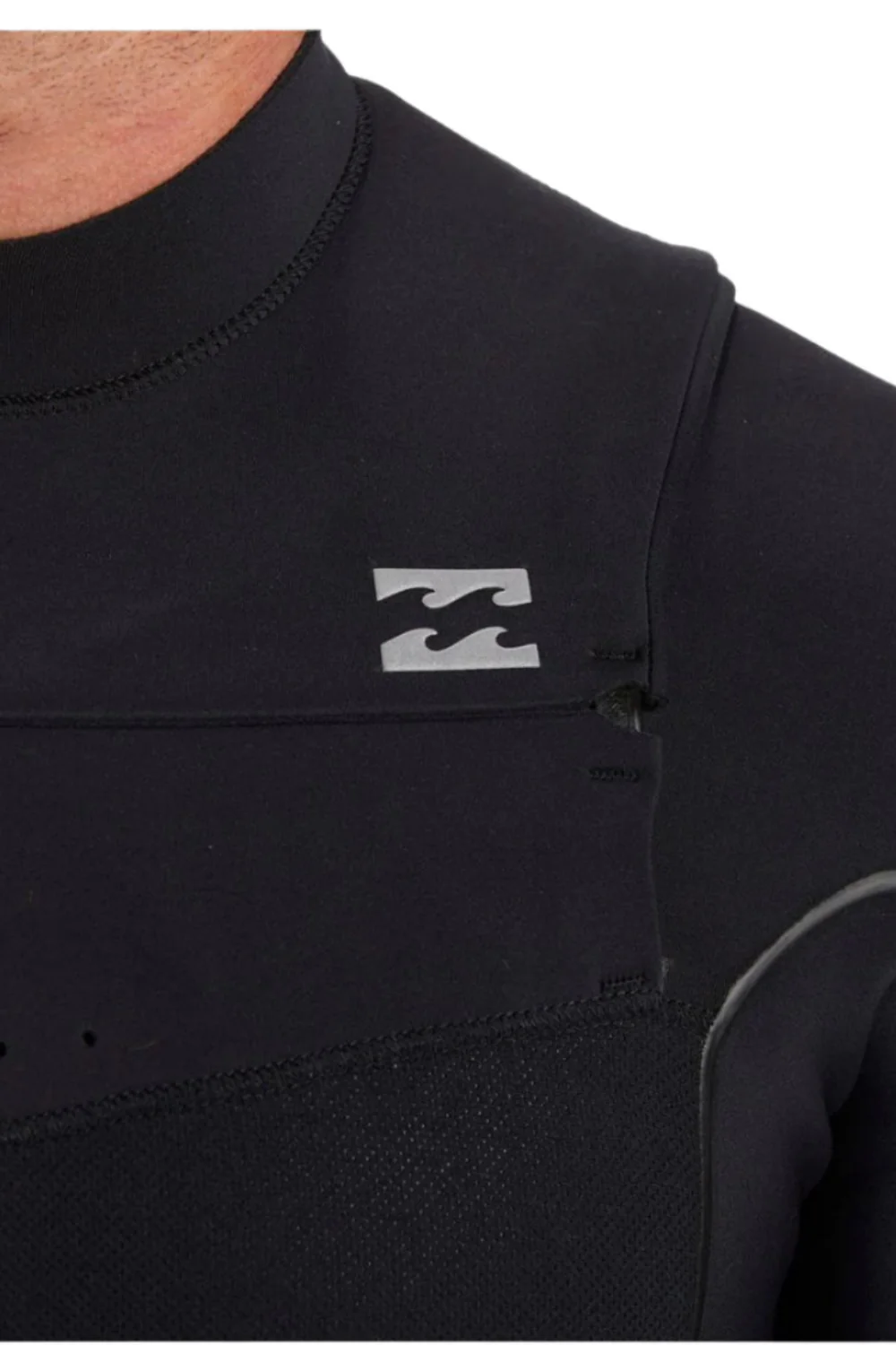 Billabong Furnace Natural 4/3mm Mens Wetsuit Chest Zip Black - Image 4
