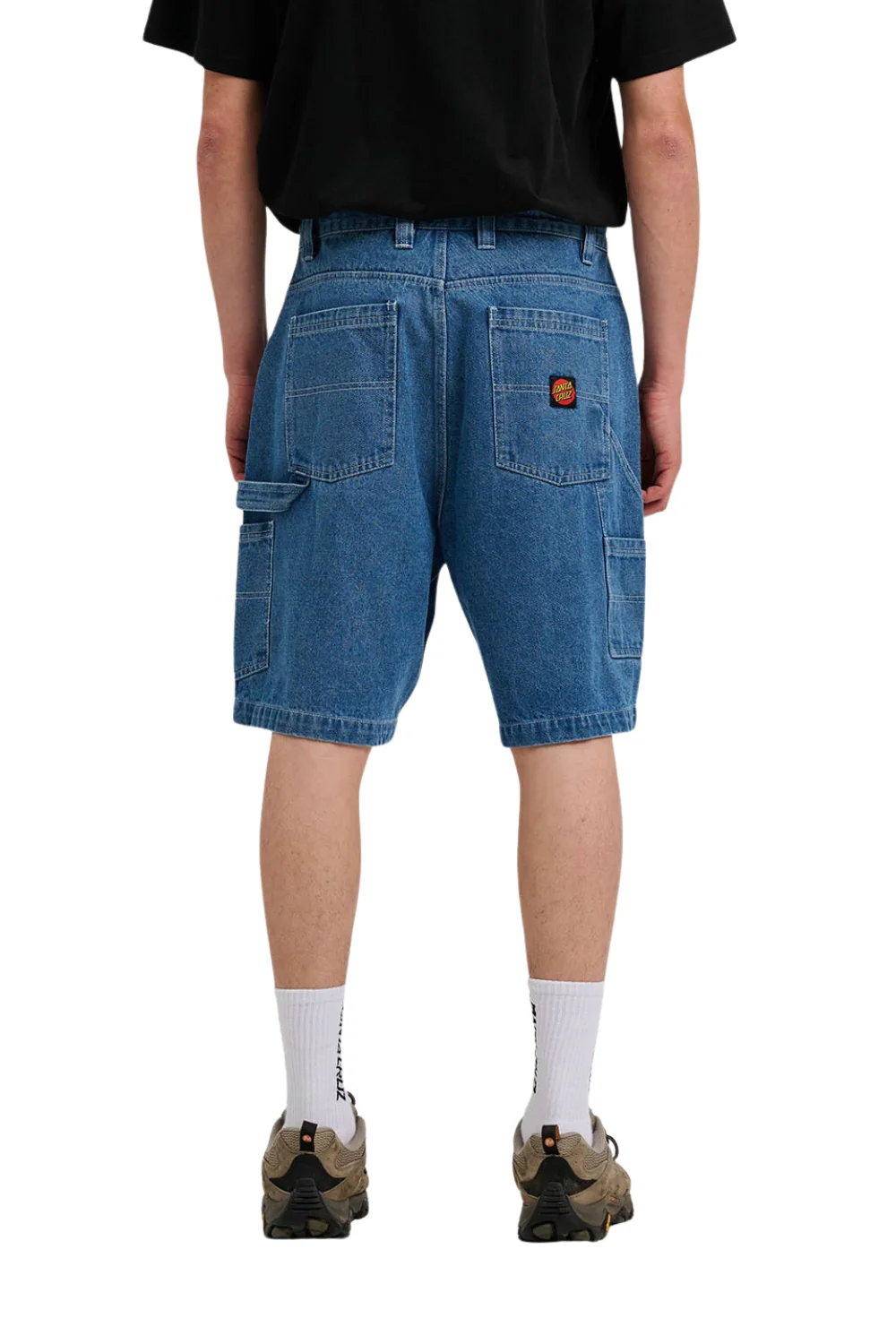 Santa Cruz Mens Carpenter Big Shorts Classic Blue - Image 2