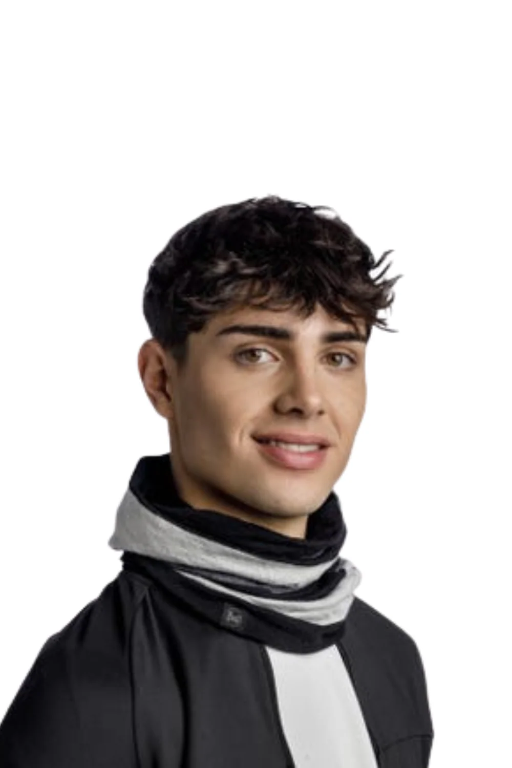 Buff Merino Move Multifunctional Neckwear Graphite - Image 3