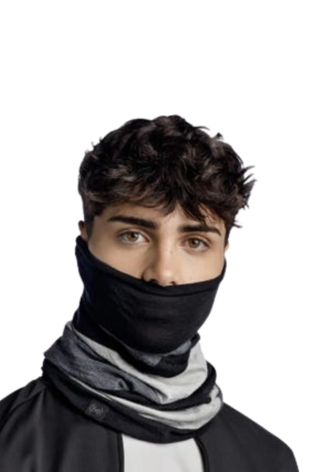 Buff Merino Move Multifunctional Neckwear Graphite - Image 4