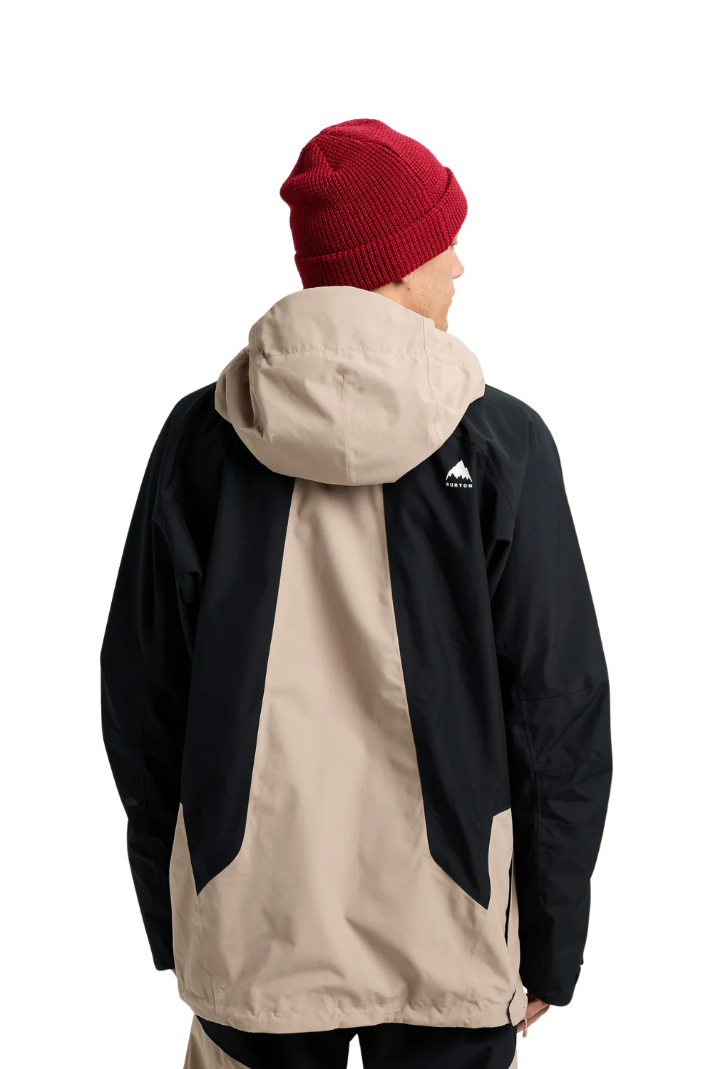 Burton Mens Reserve 2L Relaxed Snowboard Anorak Summit Taupe/True Black - Image 2