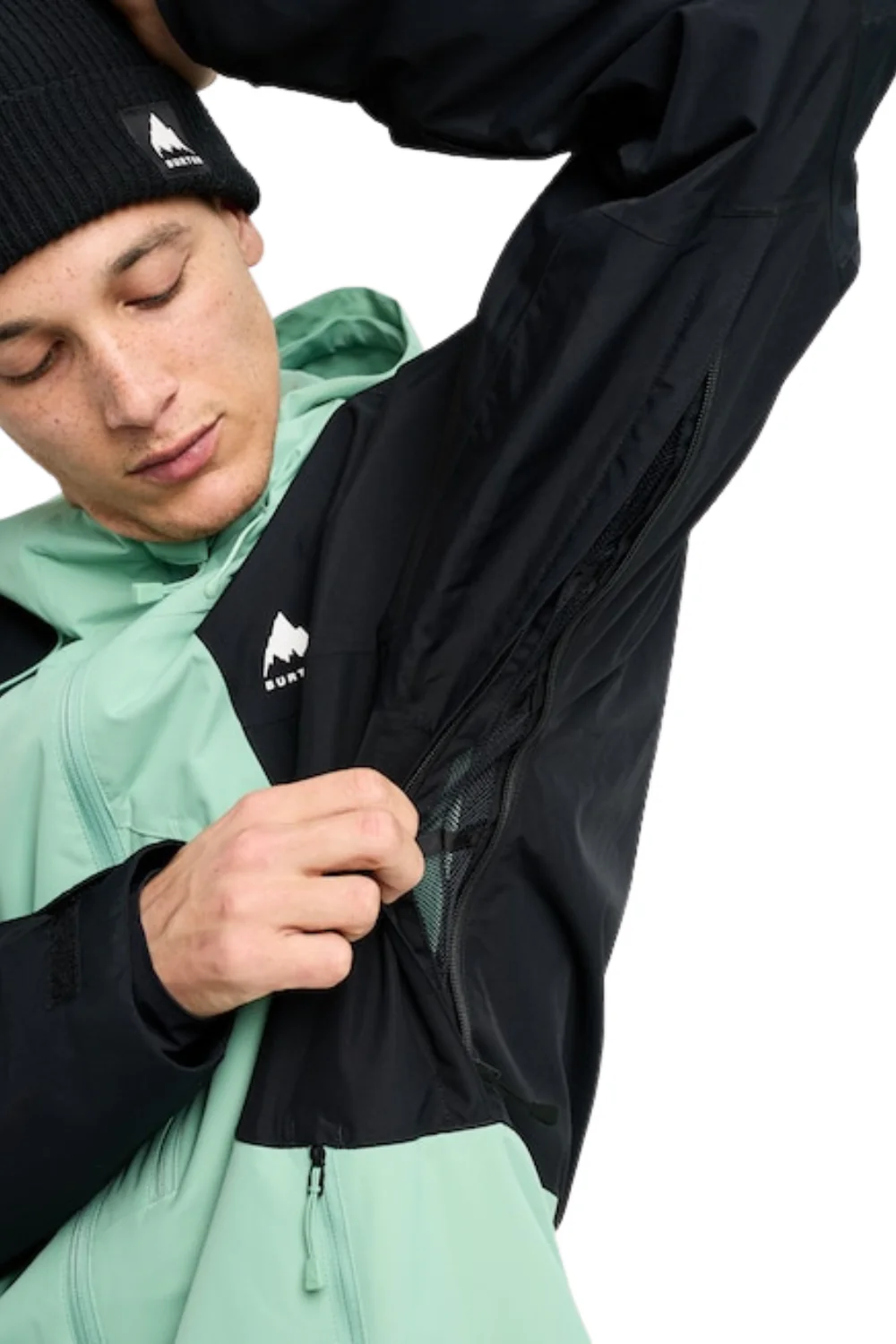 Burton Mens Reserve 2L Shell Snowboard Jacket Soft Sage/True Black - Image 6