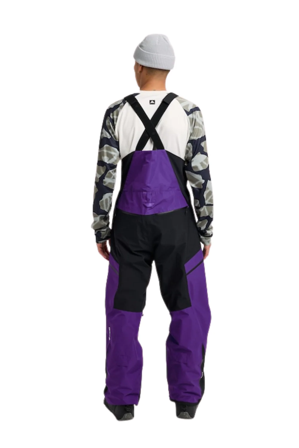 Burton Reserve Gore-Tex 2L Mens Bib Snowboard Pants Prism Violet/True Black - Image 2