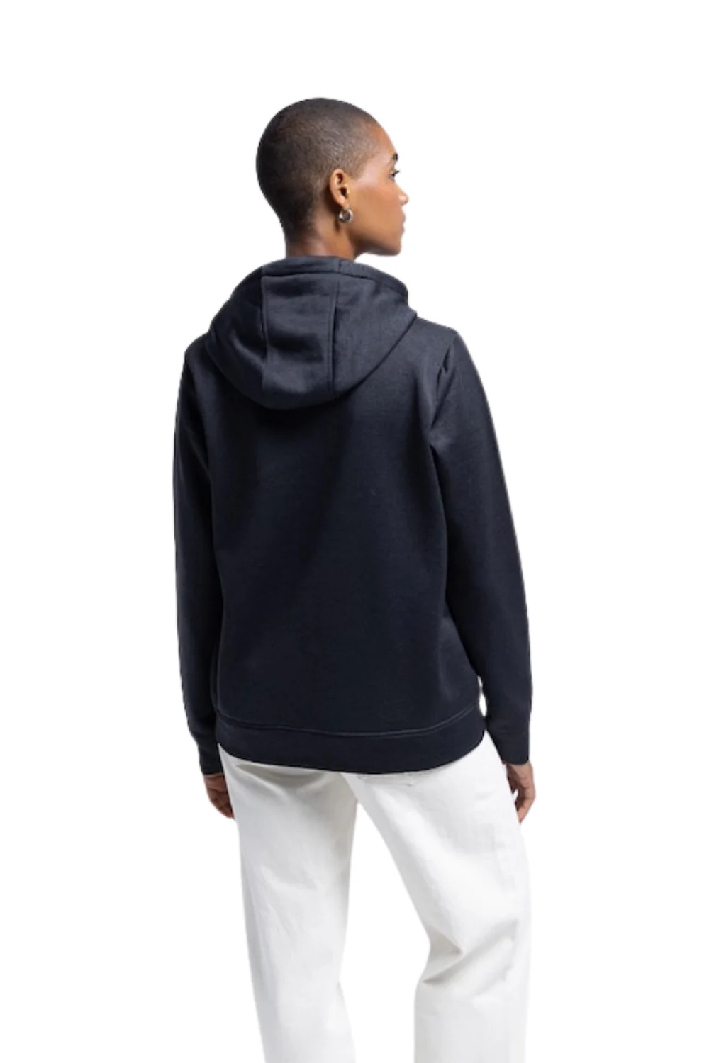 Burton Womens Oak Pullover Hoodie True Black Heather - Image 3