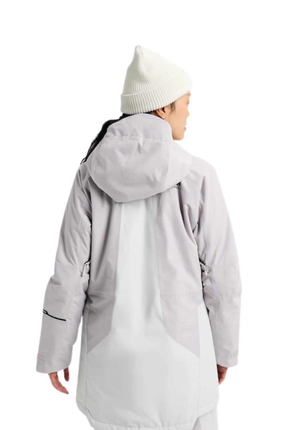 Burton Reserve 2L Insulated Womens Snowboard Jacket Washed Lavender/Gray Cloud - Image 2