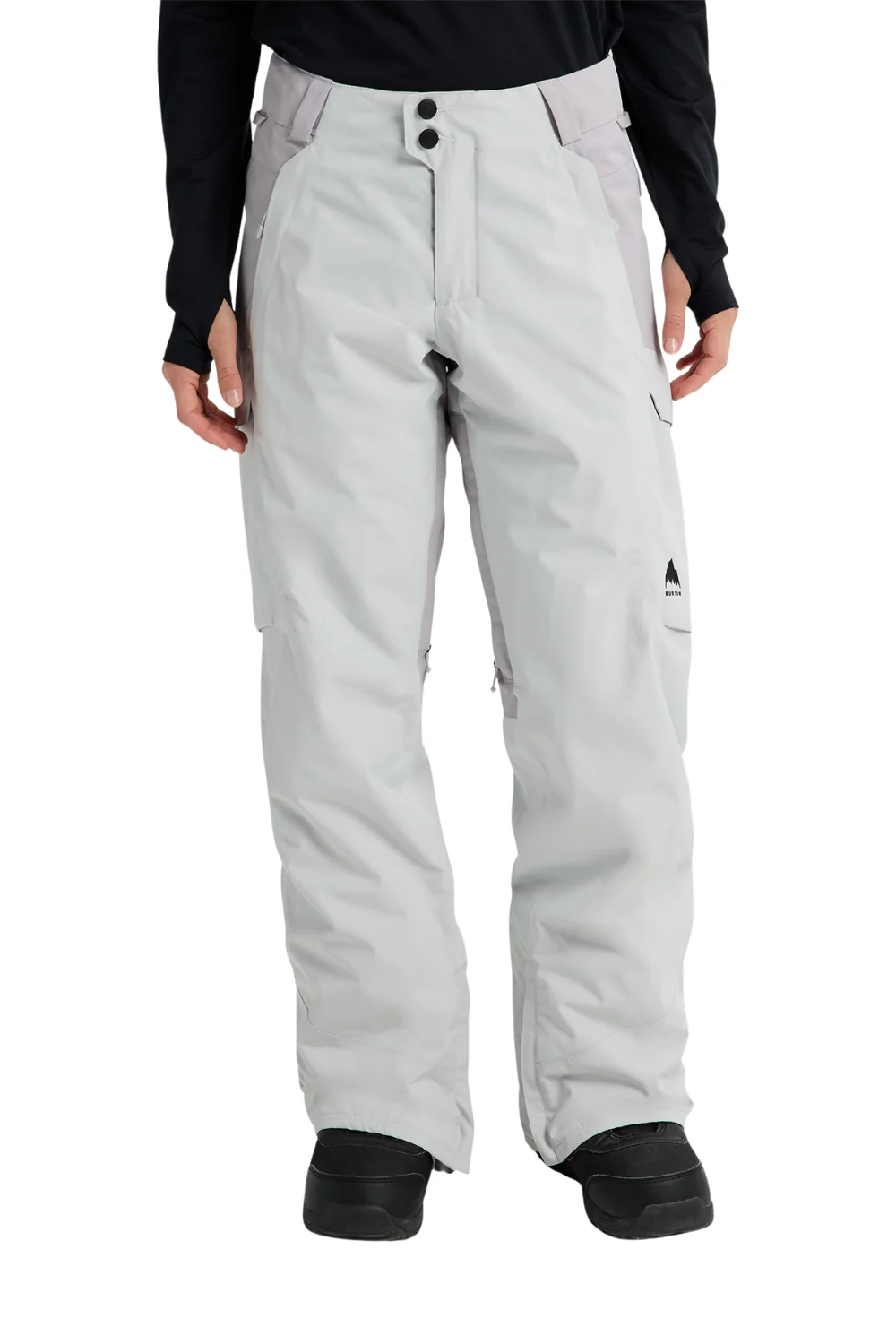 Burton Reserve 2L Womens Insulated Snowboard Pants Gray Cloud/Washed Lavender