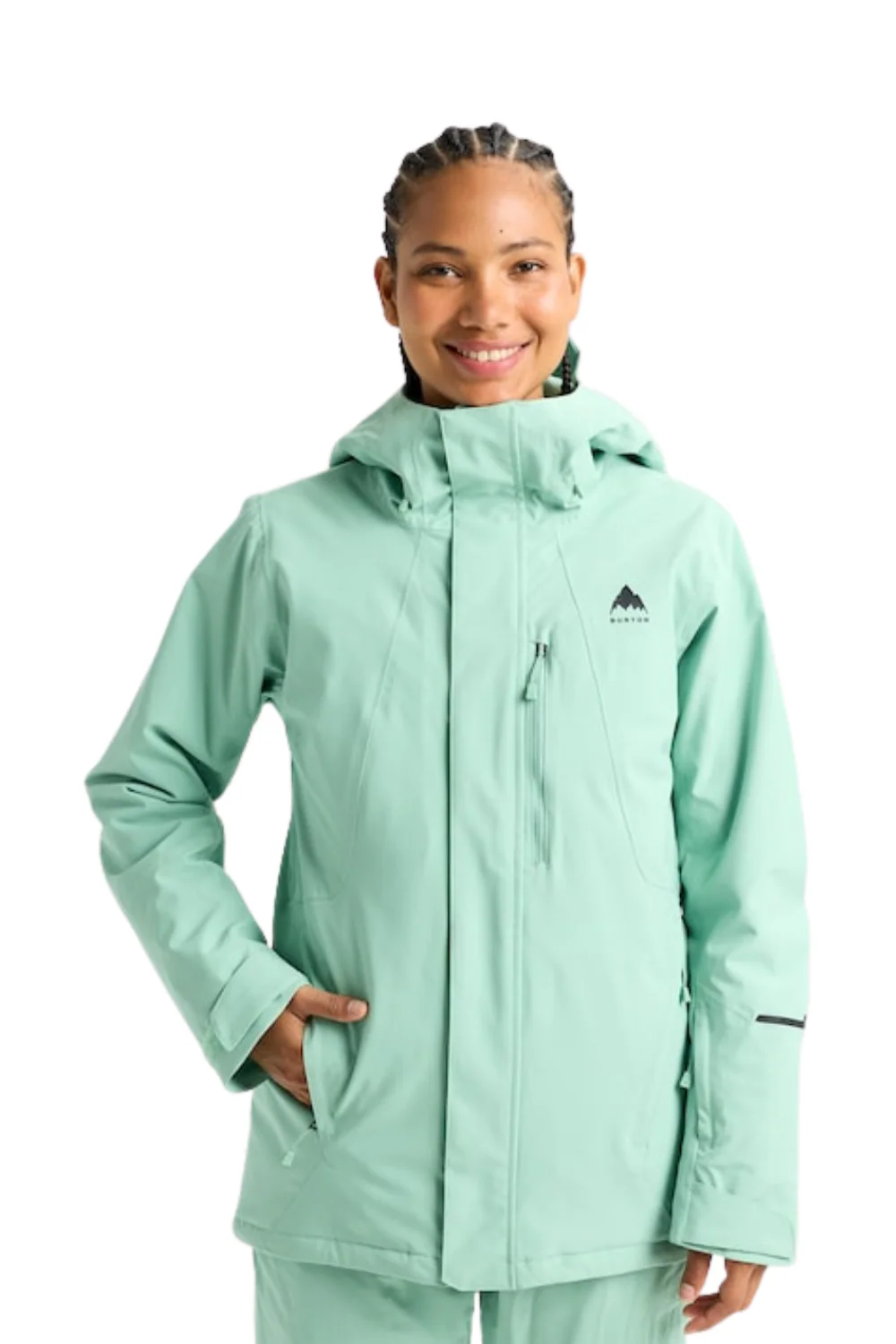 Burton Womens Reserve 2L Insulated Stretch Snowboard Jacket Soft Sage