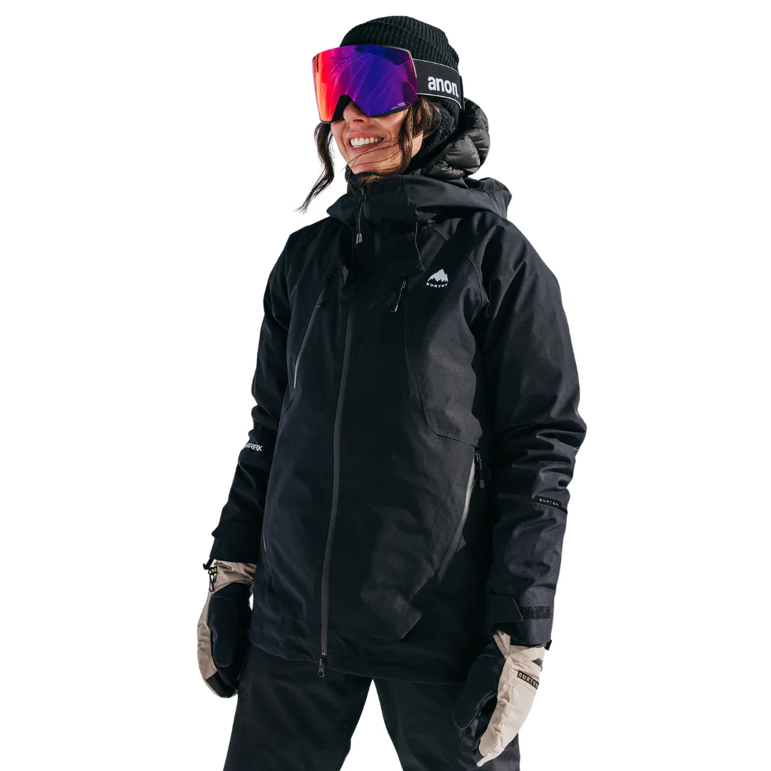 Burton Womens Reserve Gore-Tex 2L Insulated Snowboard Jacket True Black - Image 2