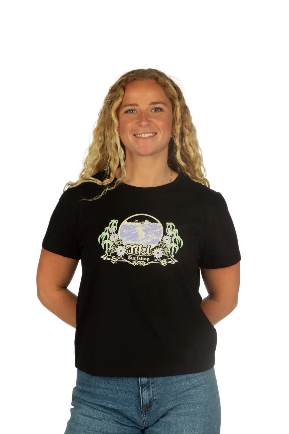 Tiki 70'S Surfer T-Shirt Black