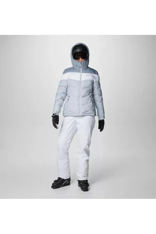 Columbia Abbott Peak II Womens Insulated Ski Jacket Grey - Image 3