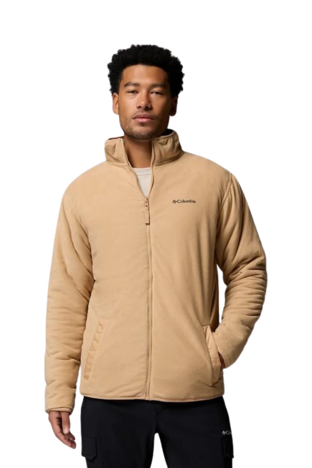 Columbia Winter Pass Reversible Fleece Canoe Dark Stone Peaked Tonal - Image 4