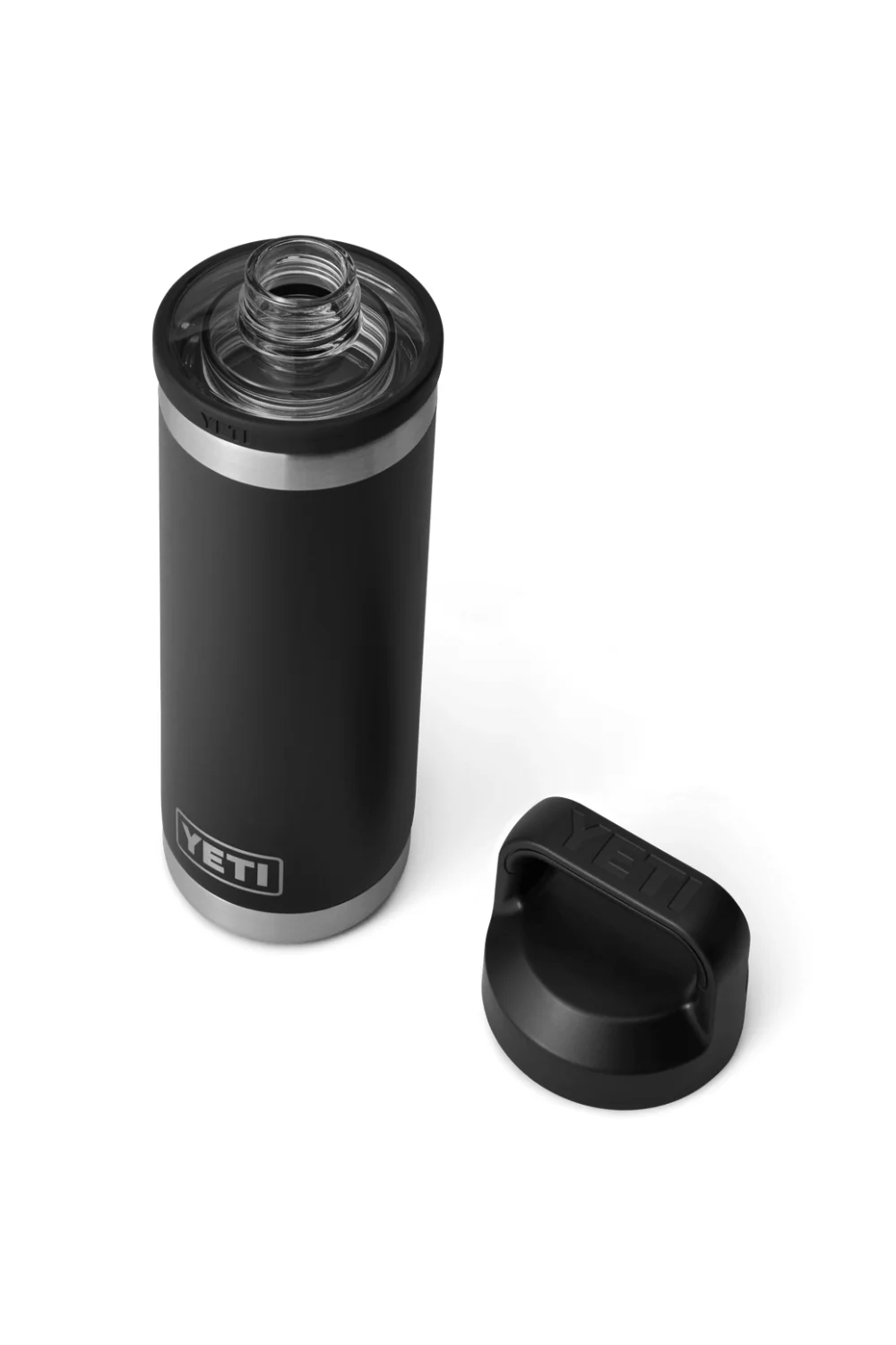 Yeti Rambler 18 Oz Bottle With Chug Cap Black - Image 2