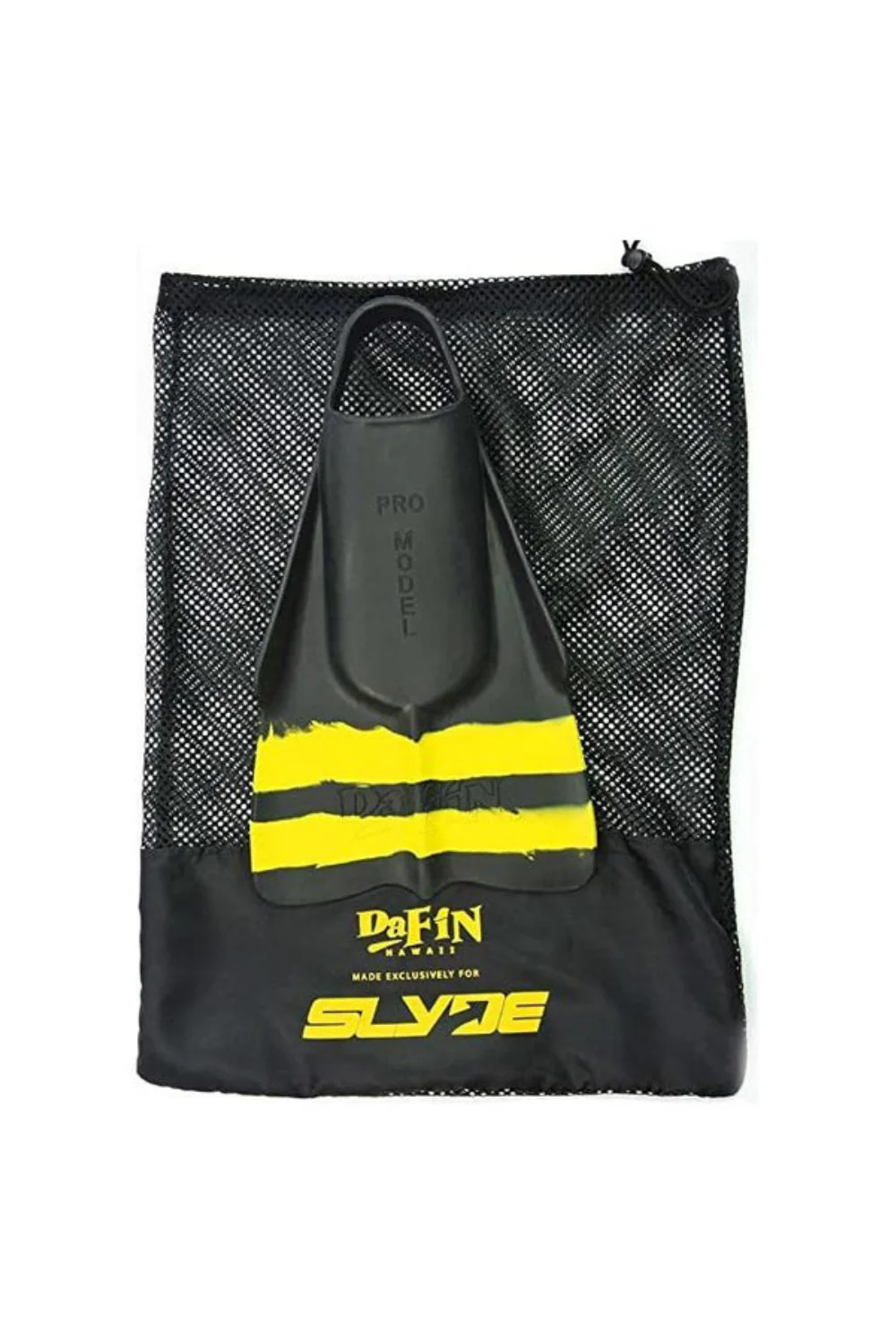 DaFin Slyde Swimfin Black/Yellow - Image 2