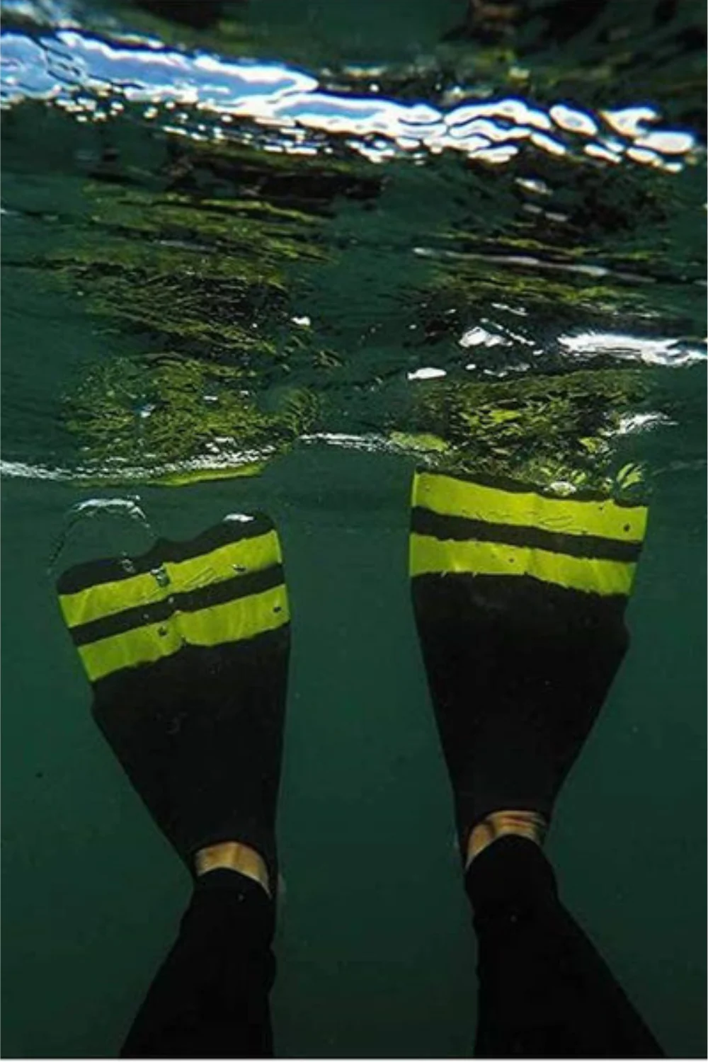 DaFin Slyde Swimfin Black/Yellow - Image 4