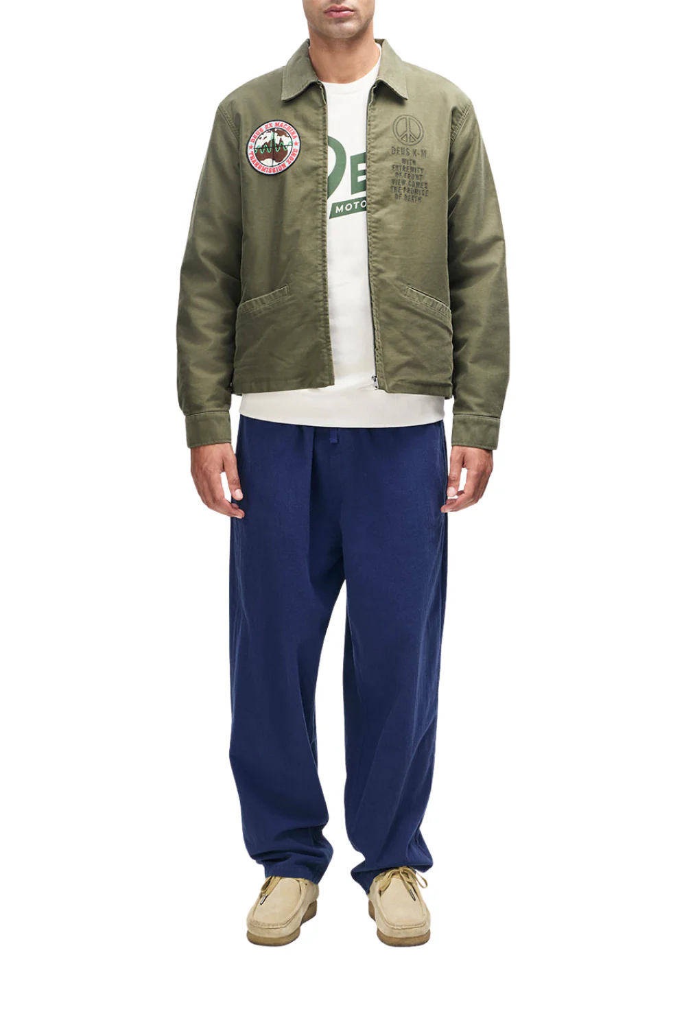 Deus Fugazi Souvenir Mens Jacket Pine Green - Image 5
