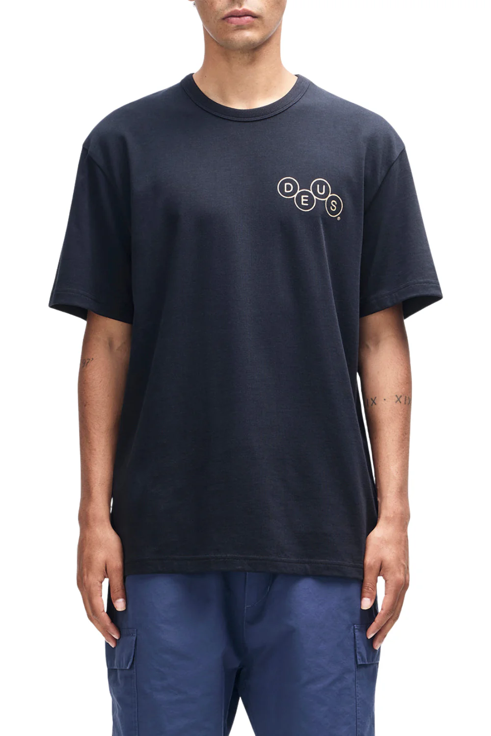 Deus Mechanism Mens T-Shirt Black - Image 2