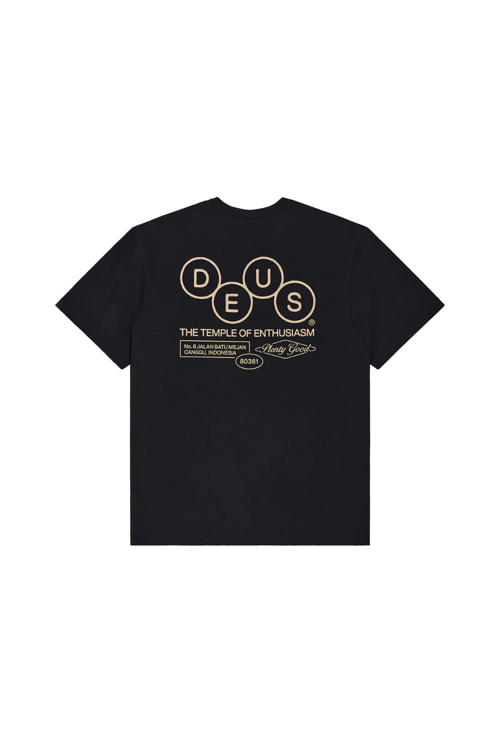 Deus Mechanism Mens T-Shirt Black - Image 4