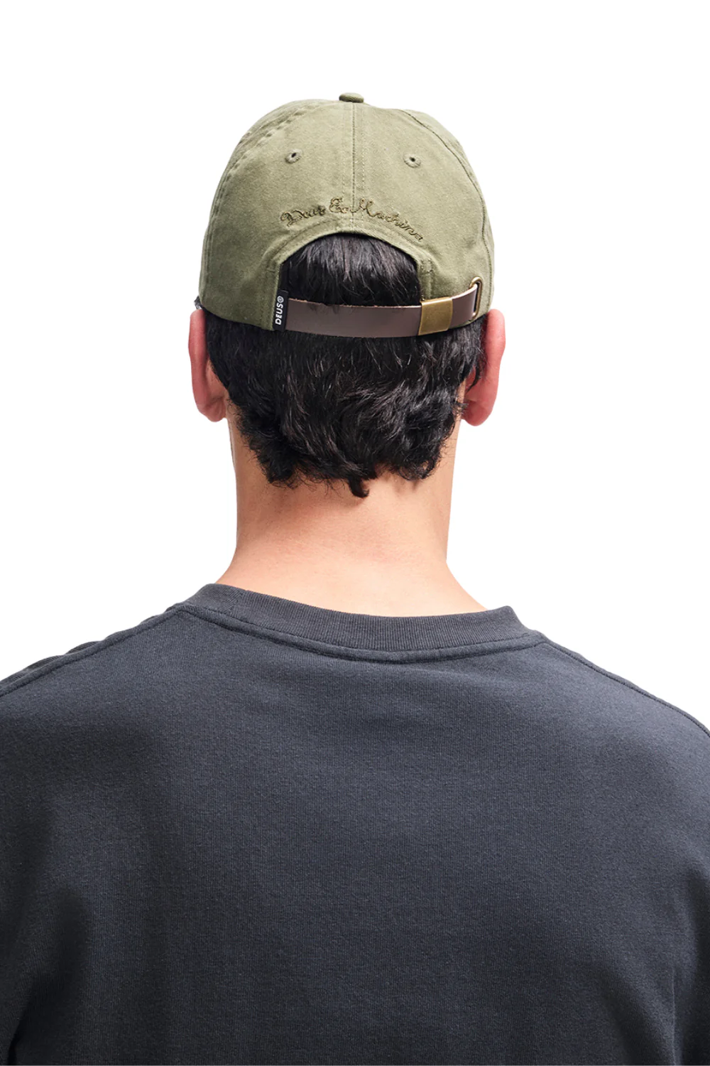 Deus Pill Logo Dad Cap Pine Green - Image 5