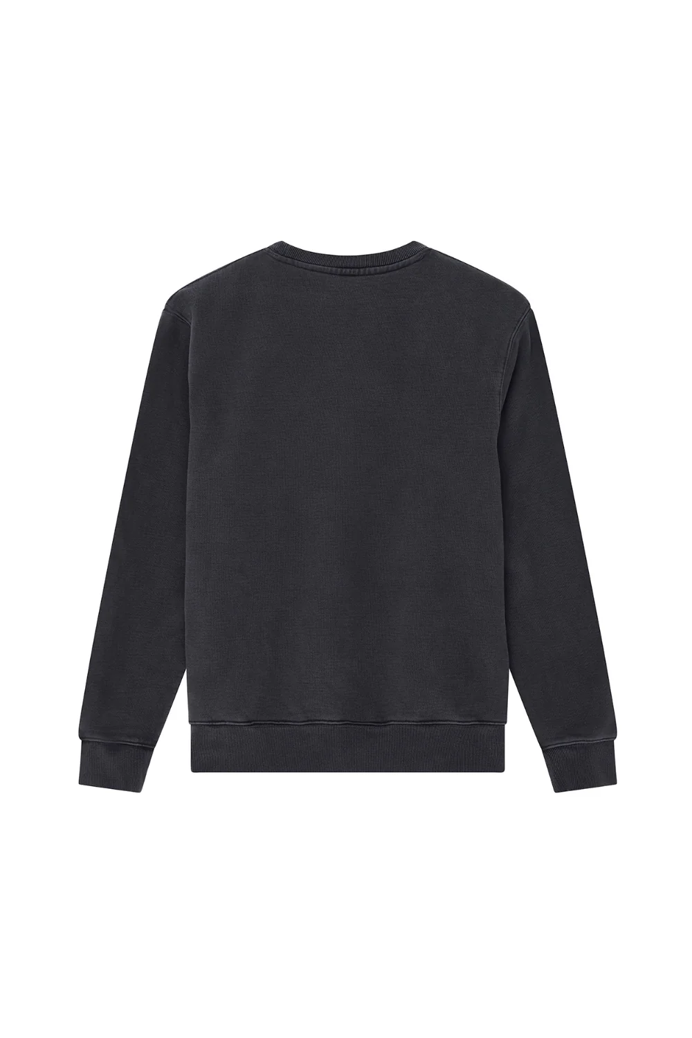 Deus Shield Mens Garment Dyed Crew Black - Image 2