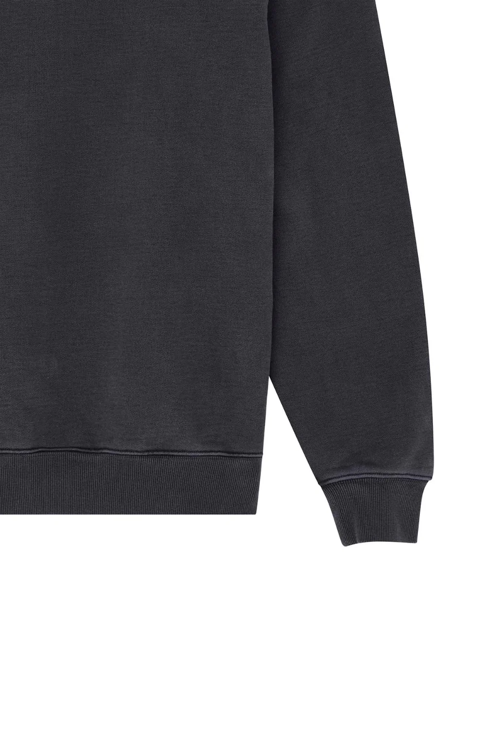 Deus Shield Mens Garment Dyed Crew Black - Image 4