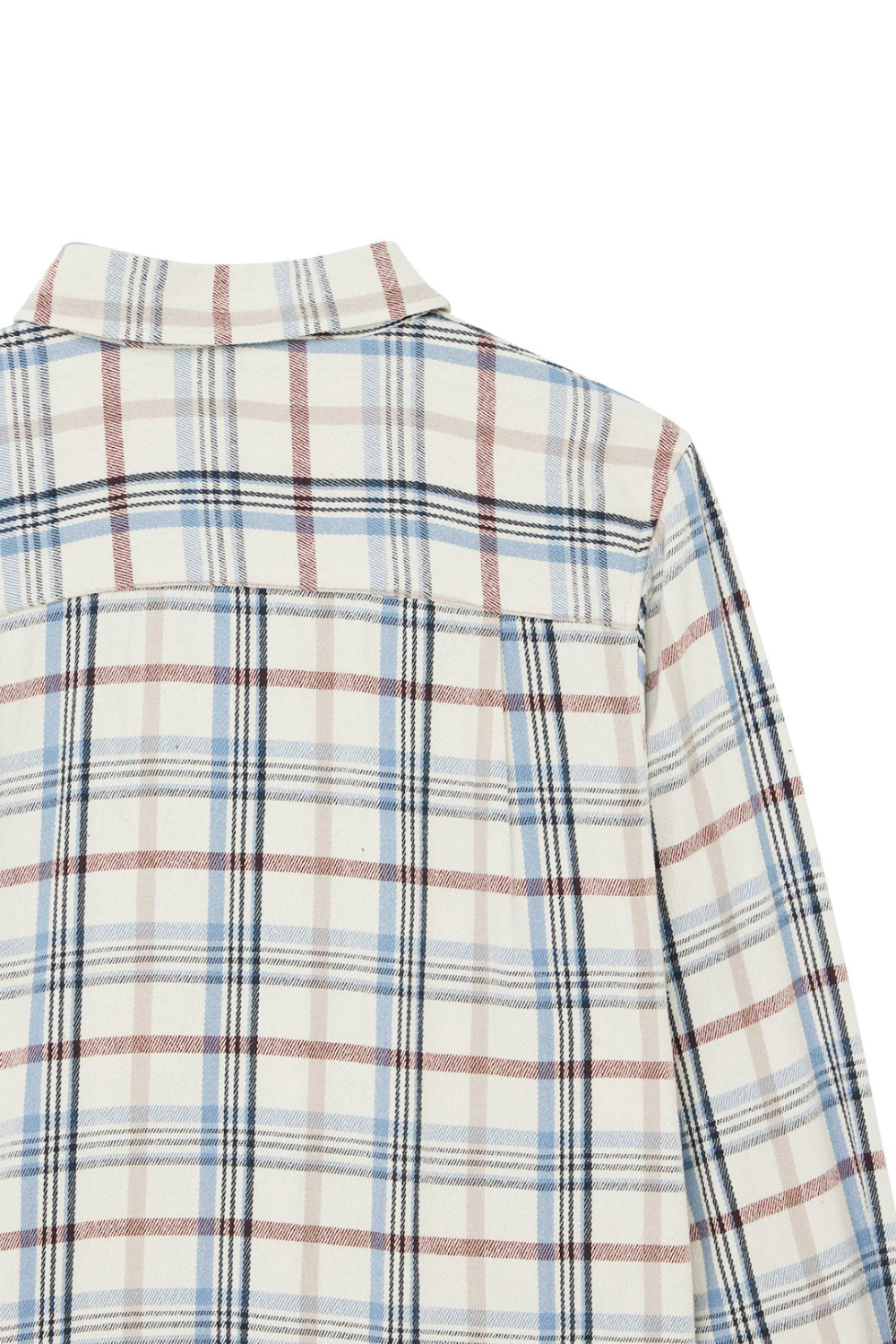Deus Vacay Mens Check Shirt Natural Check - Image 7