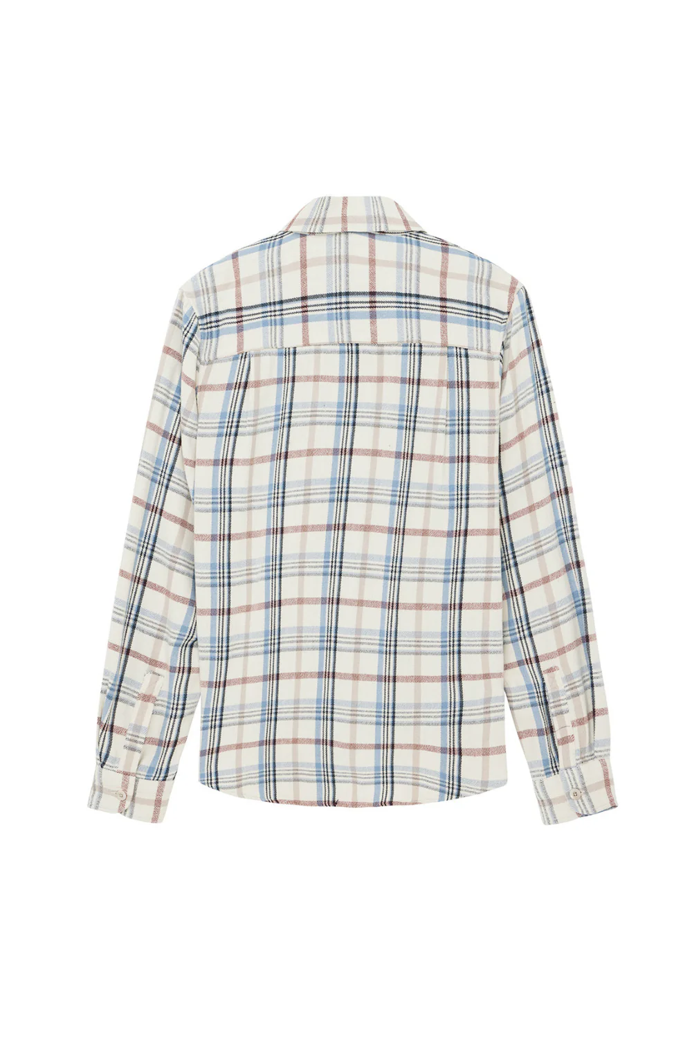 Deus Vacay Mens Check Shirt Natural Check - Image 9