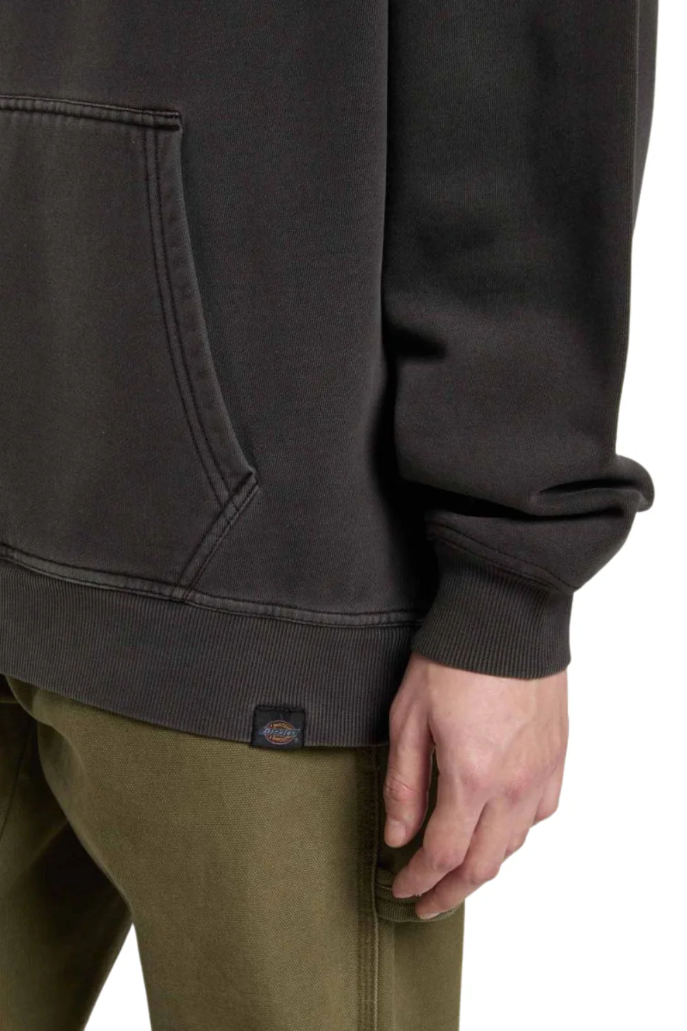 Dickies Christiana Garment Dye Pullover Hoodie Black - Image 5
