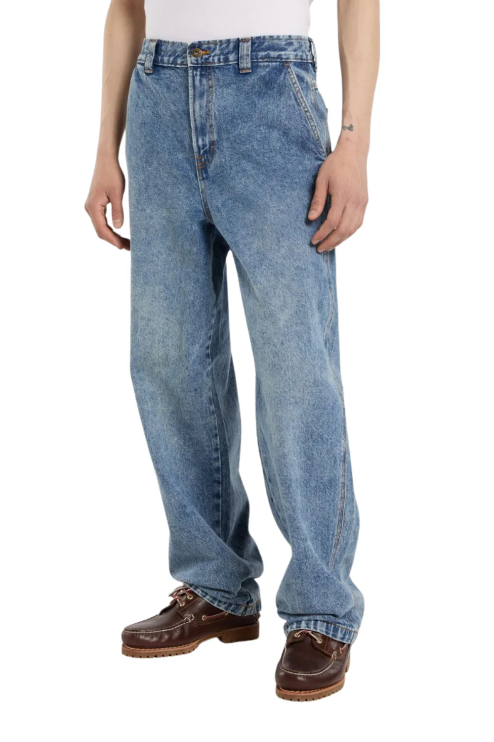 Dickies Madison Baggy Tapered Jeans Rinsed Fade - Image 7