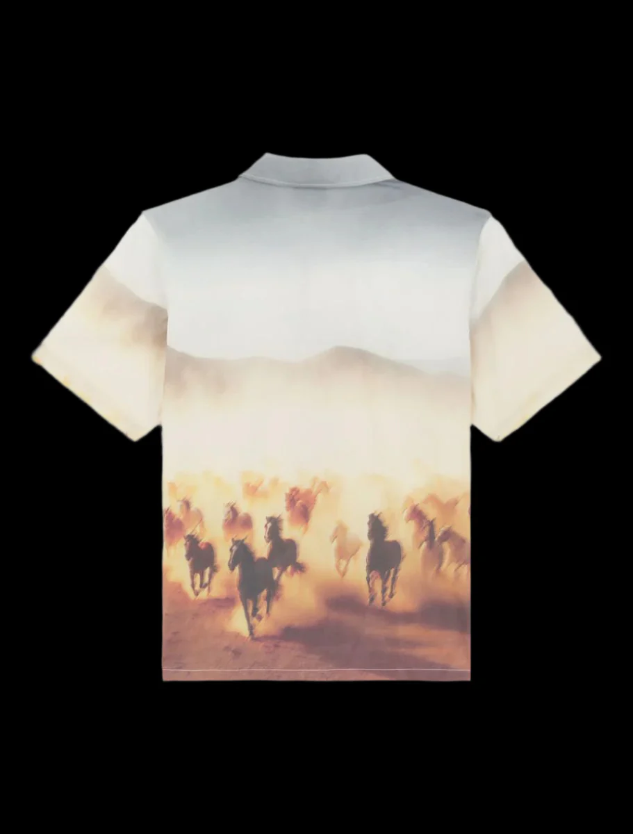 Dickies Running Wild Shirt Short Sleeve Oak Buff - Image 5